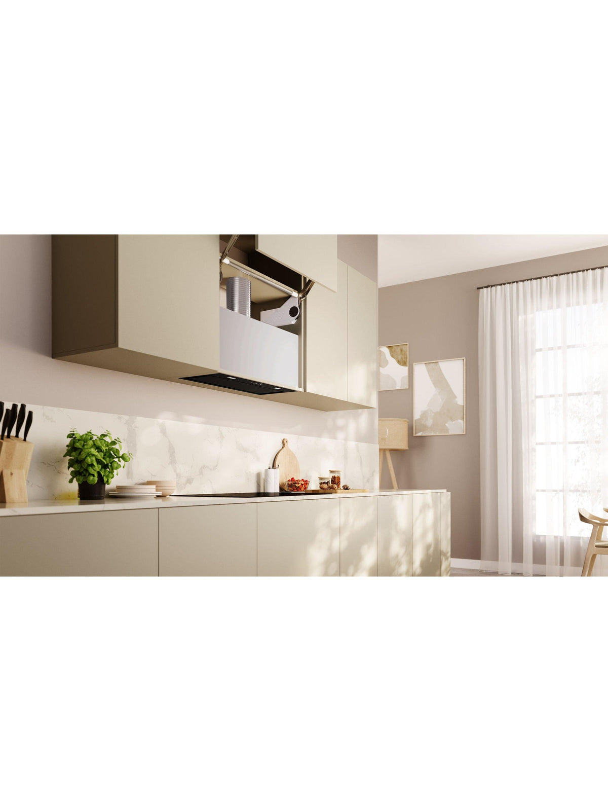 Neff N70 D75NAC1S0B 70cm Canopy Cooker Hood 730m3/h LED Extraction - Black