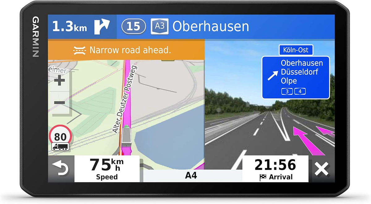 Garmin dēzl LGV700 MT-S Europe 7in Bluetooth GPS HGV Truck Sat Nav - Black