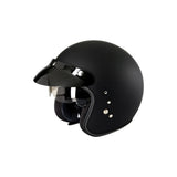 Duchinni D501 Internal Sun Visor Open Face Motorcycle Helmet Size M - Black