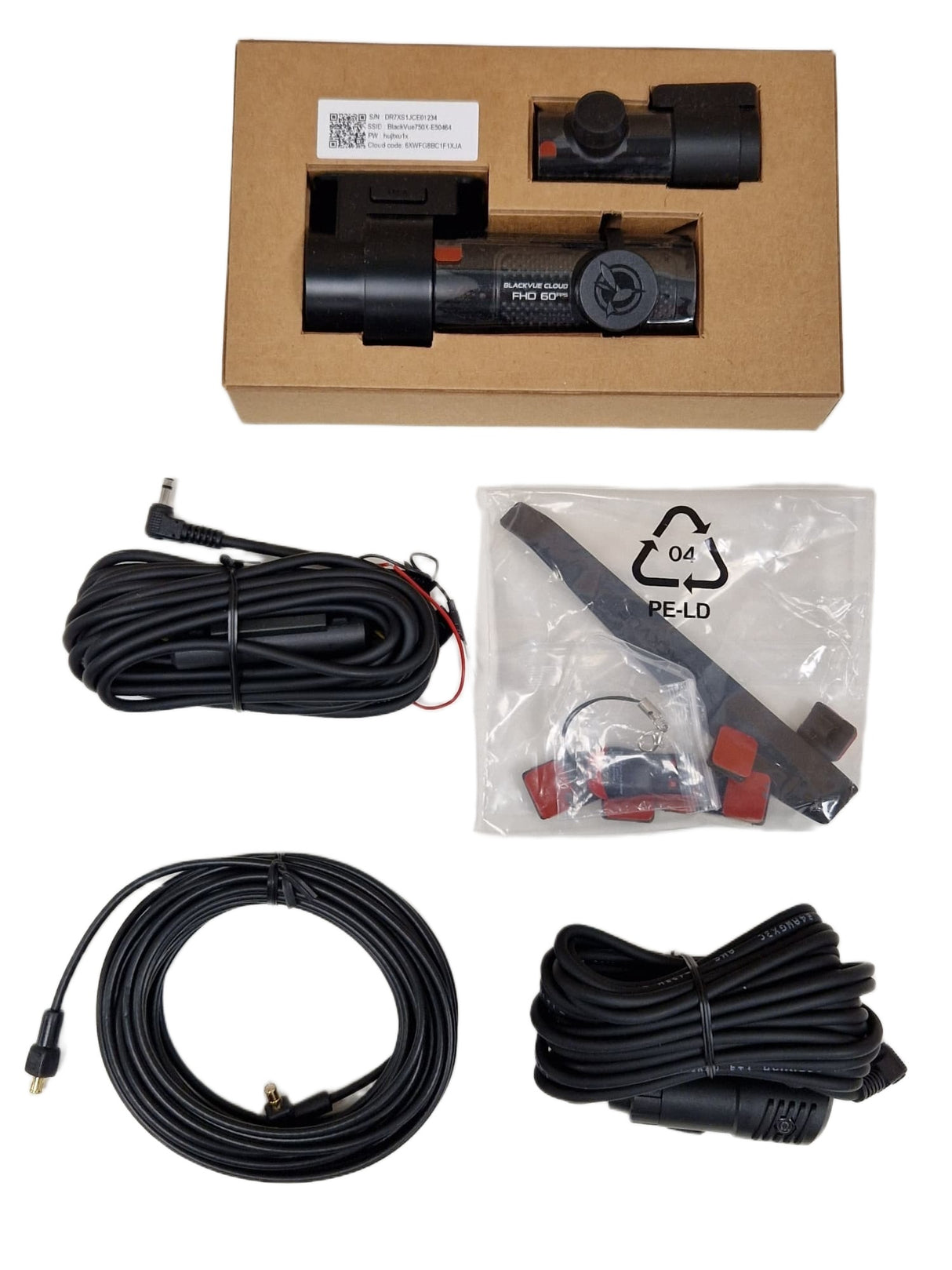 BlackVue DR750X-2CH (32 GB) Full HD Front/Rear Dash Cam WiFi GPS - Black