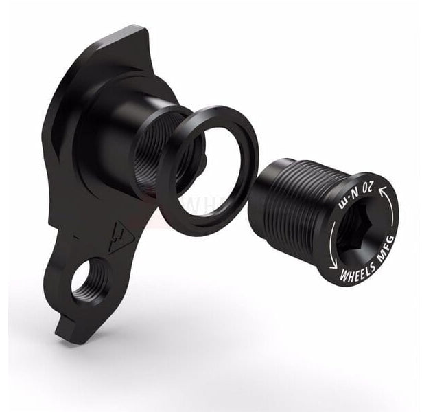 Wheels MFG 404-02 SRAM UDH CNC 6061 Aluminium Rear Derailleur Hanger - Black