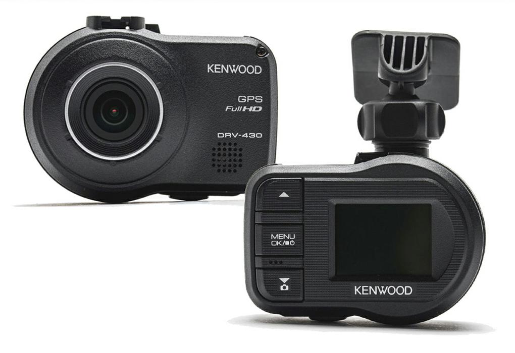 Kenwood DRV-430 GPS 1296p Full HD HDR 1.5in LCD with GPS Dash Cam - Black