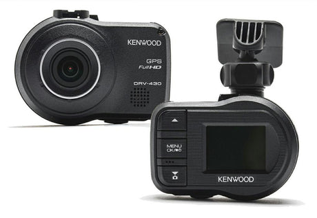 Kenwood DRV-430 GPS 1296p Full HD HDR 1.5in LCD with GPS Dash Cam - Black