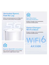 TP-Link Deco X50-5G Ultra Fast Whole Home Wi-Fi 6 Router - AX3000 - White