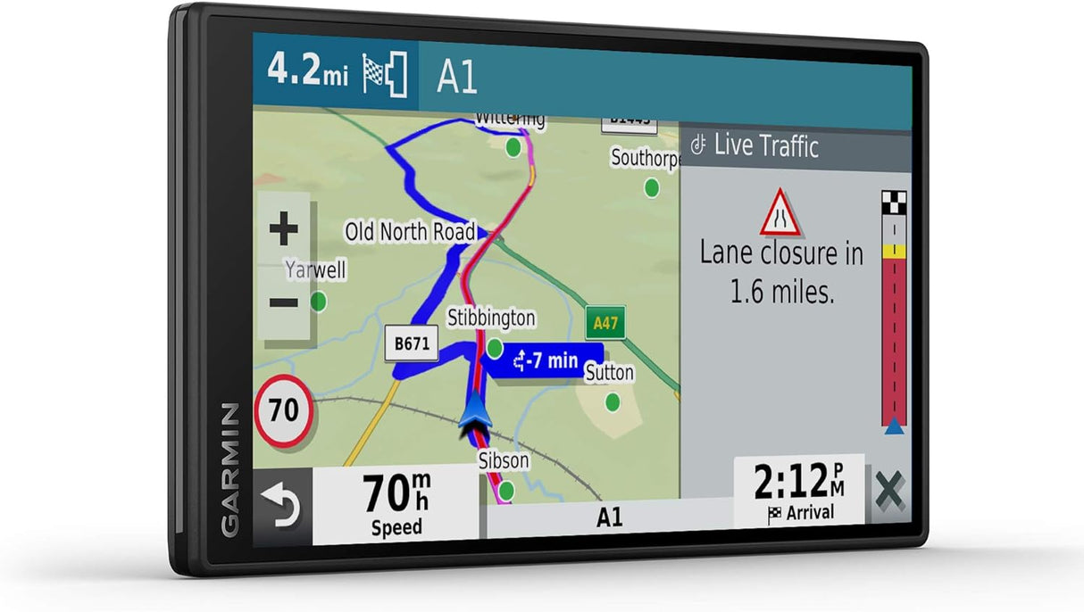 Garmin DriveSmart 55 MT-S 5.5in Bluetooth Sat Nav With UK/Ireland Maps Black