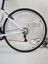 Apollo Excelle 18-Speed V-Brake Womens Hybrid Bike - Small - White/Green