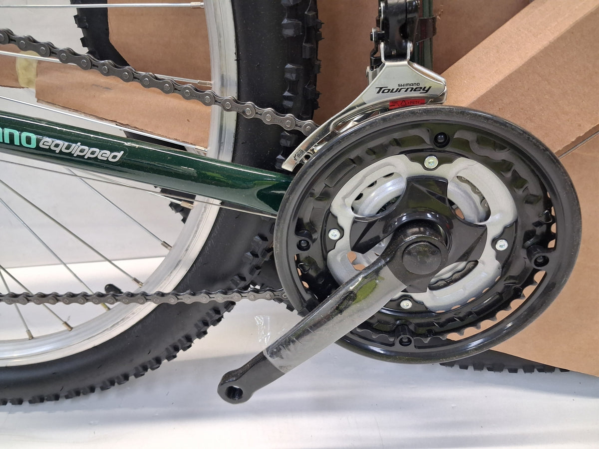 Apollo Jewel 18" Wheels V-Brake 18 Speed Womens Green Mountain Bike - Large