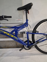 Indi FS 1 Mens MTB 18 Speed Full Suspension Mountain Bike - Blue - Medium 