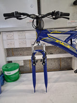 Indi FS 1 Mens MTB 18 Speed Full Suspension Mountain Bike - Blue - Medium 