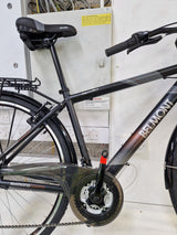 Apollo Belmont 7-Speed Men's Hybrid Bike 700c Wheels - Medium 18" Black