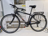 Apollo Belmont 7-Speed Men's Hybrid Bike 700c Wheels - Medium 18" Black
