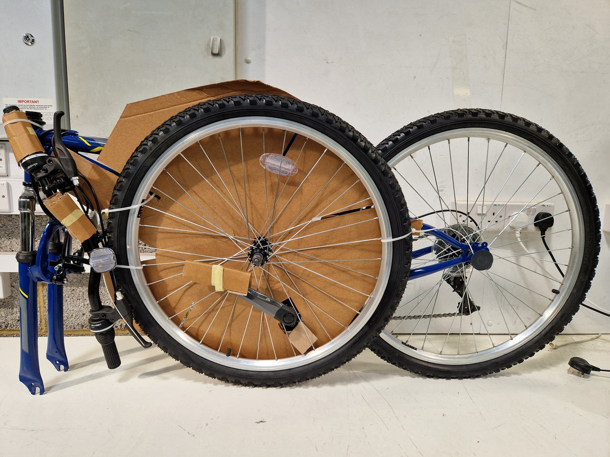 Indi FS 1 Mens MTB 18-Speed Full Suspension Mountain Bike - Medium 18'' Blue