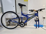 Indi FS 1 Men's MTB 18-Speed Mountain Bike 26" Wheels - Medium 18'' Blue