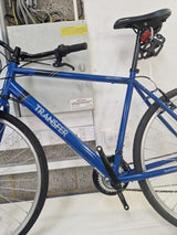 Apollo Transfer Men's 18 Gears V-Brake Alloy Hybrid Bike - 21" Large - Blue