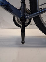 Apollo Jewel Womens 18-Speed Mountain Bike - Silver/Blue - Large 20'' Frame