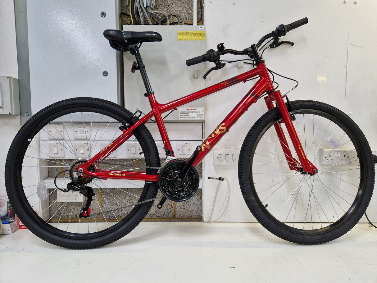 Apollo Transition Mens 18-Speed Lightweight Hybrid Bike Alloy - Medium - Red