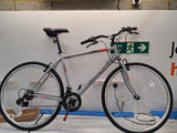 Apollo Transfer Men's 18-Speed V-Brakes Alloy Hybrid Bike - Large 21" - Grey