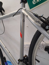 Apollo Transfer Men's 18-Speed V-Brakes Alloy Hybrid Bike - Large 21" - Grey