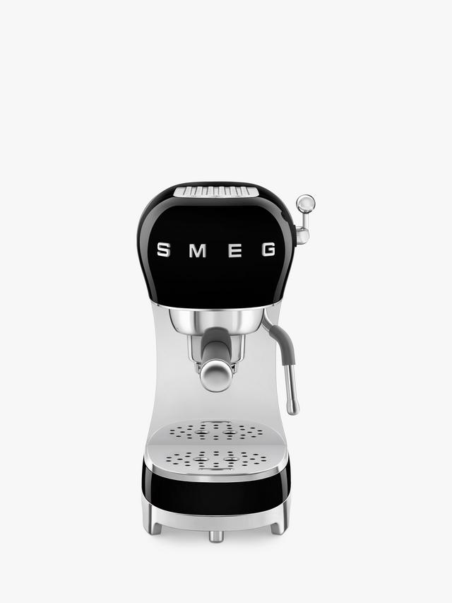 Smeg ECF02BLUK Ground Espresso Coffee Machine 1350W 15 Bar - Black/Grey
