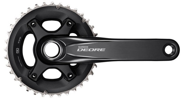 Shimano Bike Spares Deore M6000 38/28T 10 Speed 175mm MTB Chainset - Black