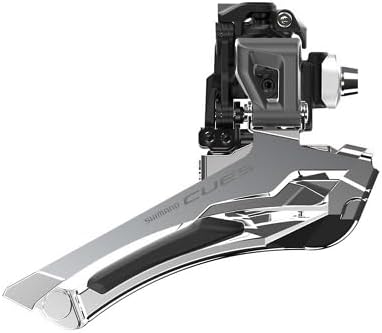 Shimano CUES FD-U6030 9/10-Speed Down Pull Front Derailleur - Black/Silver