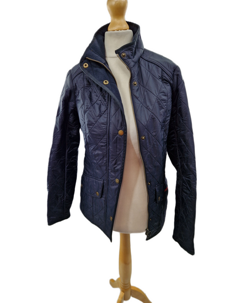 Barbour Cavalry Women’s Polarquilt Equestrian Jacket - Dark Navy - Size 6