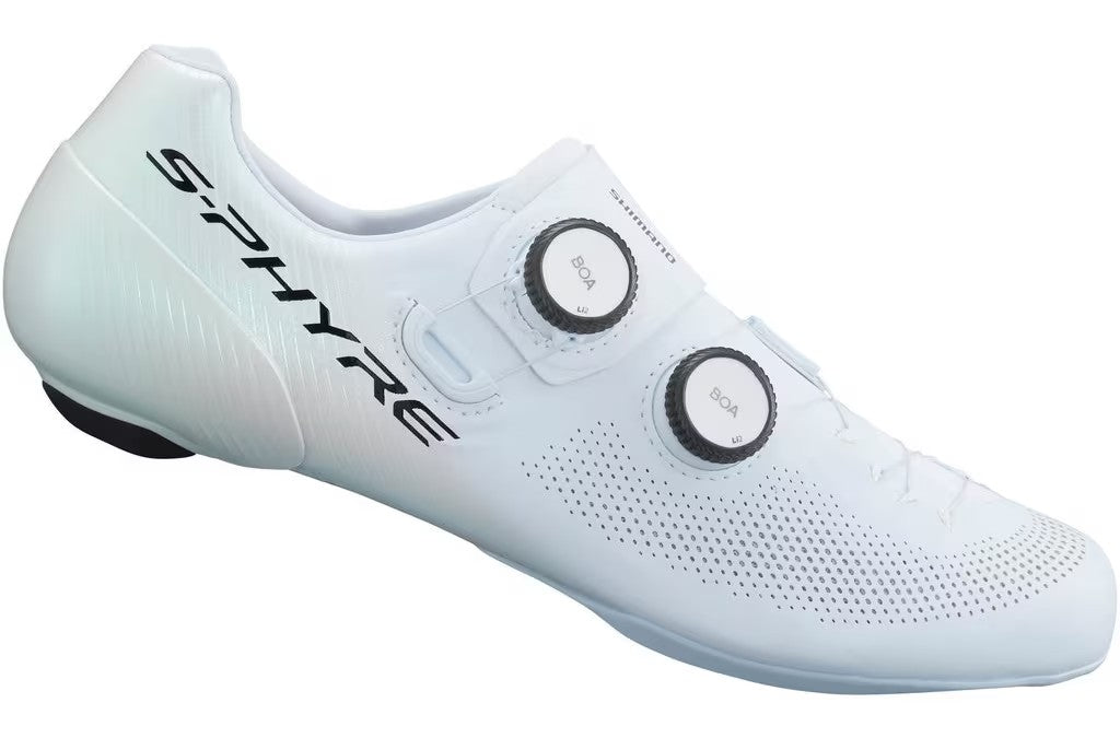 Shimano S-PHYRE RC9 (RC903) Road Cycling Shoes - White - Wide Fit EU 43/UK 8
