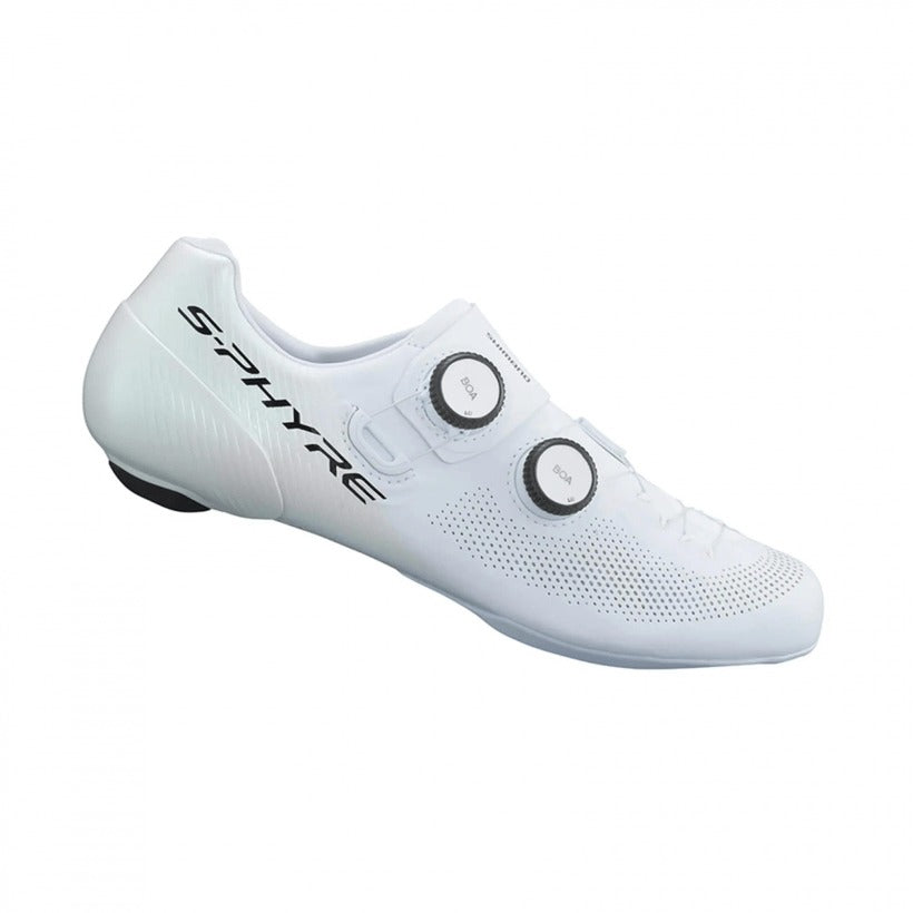 Shimano S-PHYRE RC903 Men's Dual BOA Carbon Road Cycling Shoes EU 43 - White