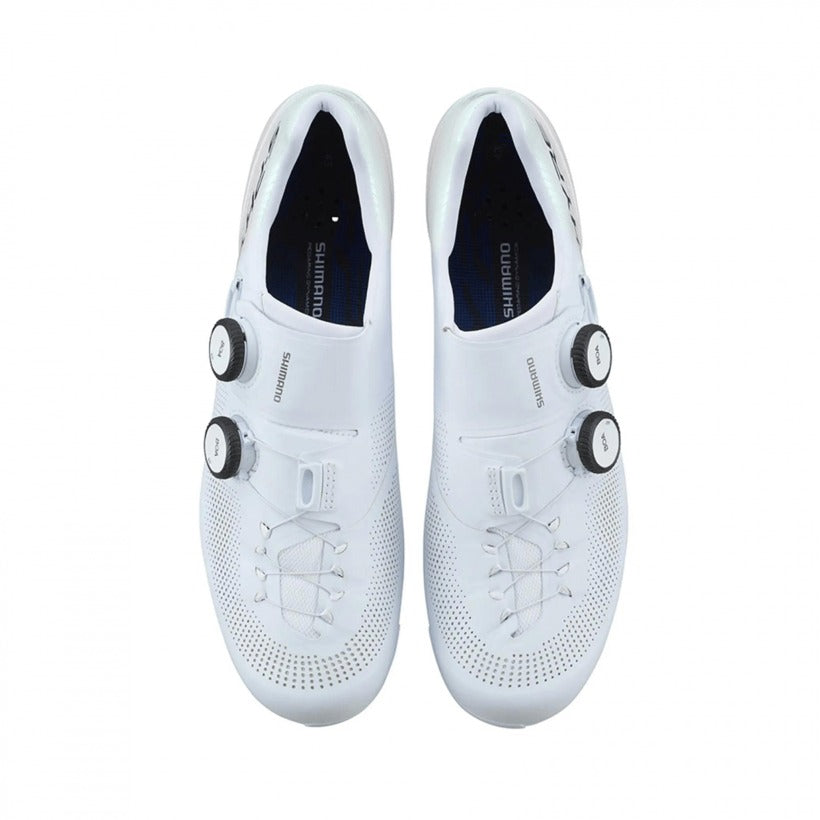 Shimano S-PHYRE RC903 Men's Dual BOA Carbon Road Cycling Shoes EU 43 - White