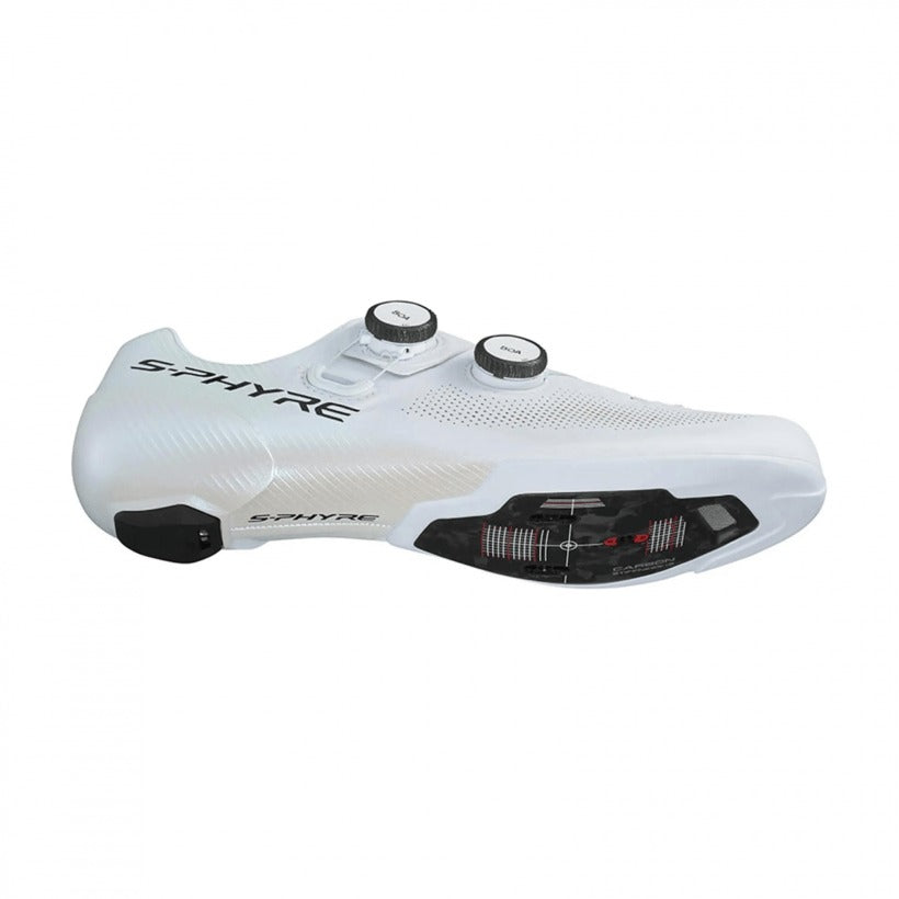 Shimano S-PHYRE RC903 Men's Dual BOA Carbon Road Cycling Shoes EU 43 - White