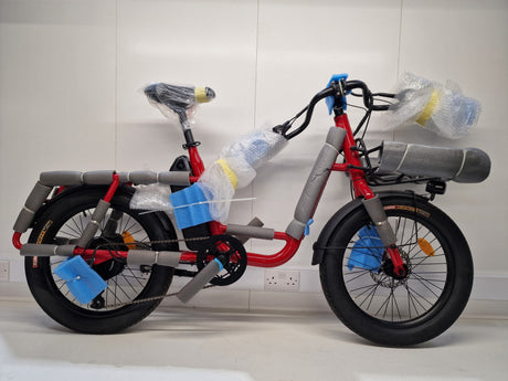 SUMbicycles Sum Uco Plus 8-Speed Wide 20'' Wheels Electric Bicycle - Red