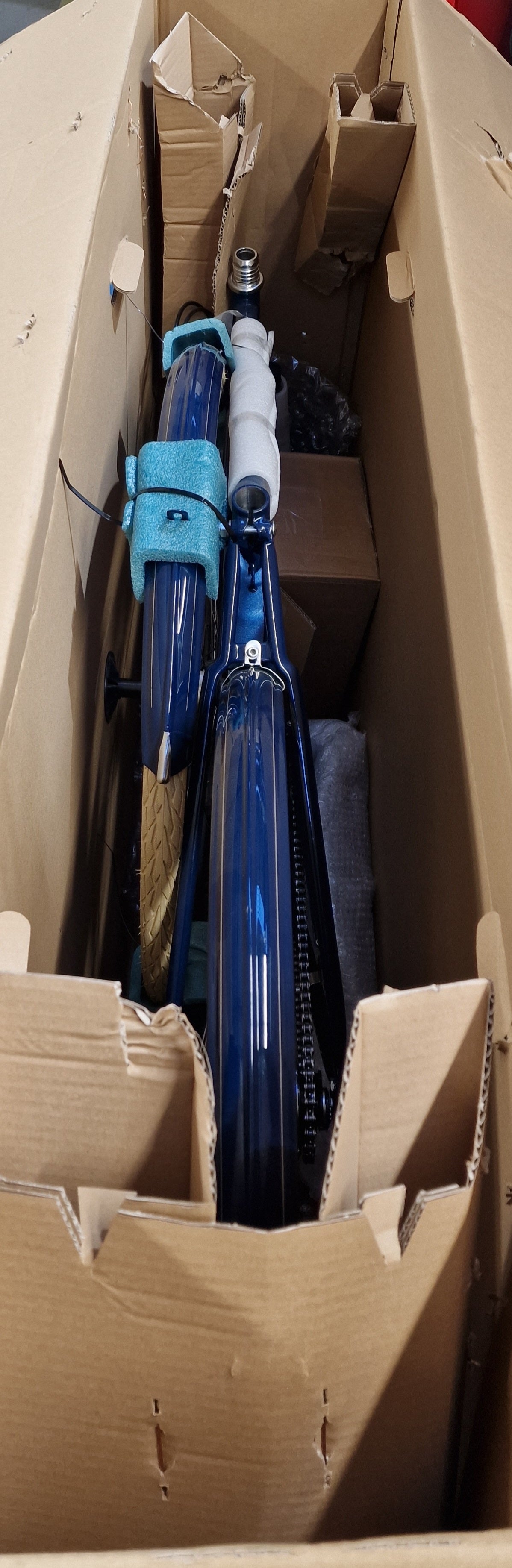 Pashley Briton Mens 5-Speed Classic City/Commuter Bike - Oxford Blue - 20.5"