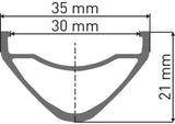 DT Swiss F 1900 29” 30mm 12x157 Boost Shimano HG MTB Rear Wheel - Black