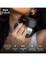 Shark ChillPill FA022UKLV 3-in-1 Portable Fan Mist Cooling Plate - Lavender