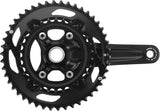 Shimano GRX FC-RX600 10-Speed 46/30T Hollowtech II Chainset - 165mm - Black