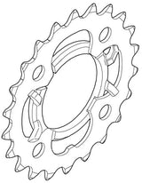 Shimano FC-M361 Acera 7/8 Speed Inner Chainring & Protector -22T - Black