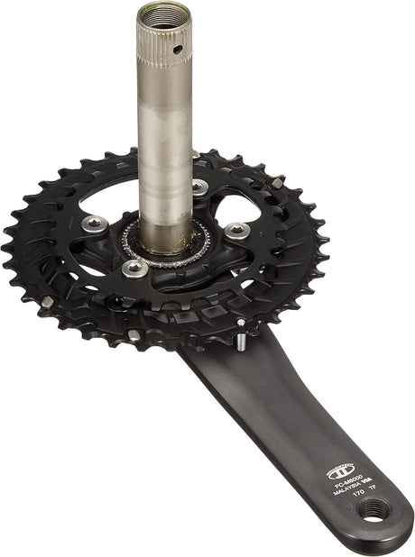 Shimano Deore FC-M6000 10 Speed Double Crankset 38/28T 175mm MTB - Black