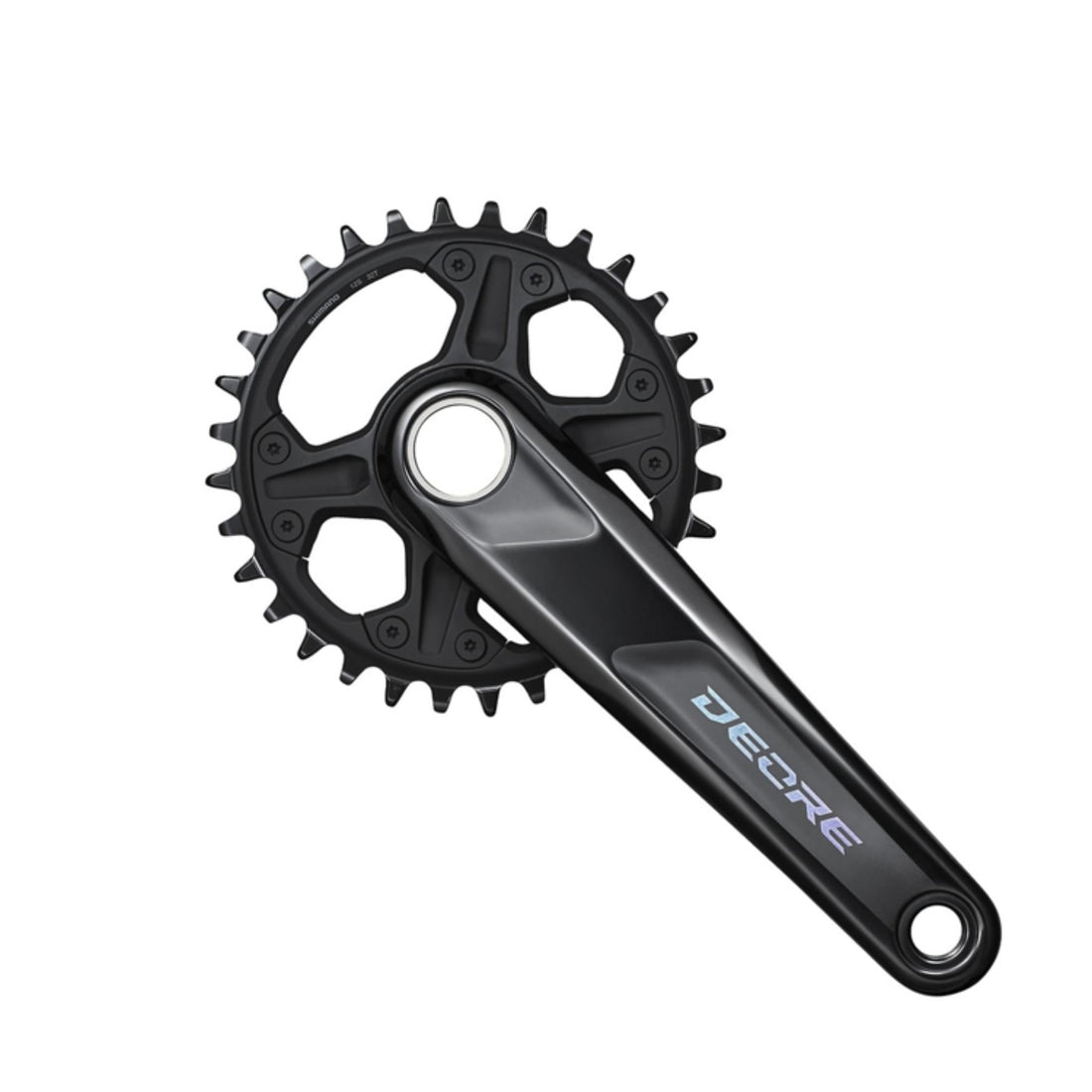 Shimano Deore M6100 30T 175mm 12-Speed MTB Bicycle Front Chainwheel - Black