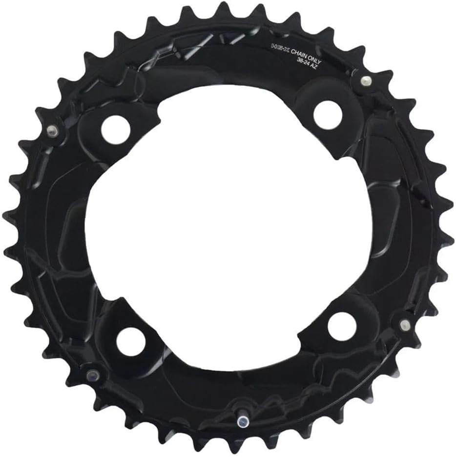 Shimano Deore FC-M617 38T 104mm BCD 10-Speed Outer Bike Chainring - Black