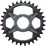 Shimano SLX SM-CRM75 Aluminium 34T 12-Speed Direct Mount Chainring - Black