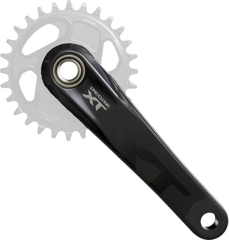 Shimano Spares FC-M8200 XT 12-Speed 55mm Crank Arm Set without Ring - Black