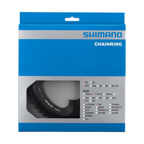 Shimano 105 FC-R7000 Outer Chainring 52T 11 Speed Road Bike Alloy - Black