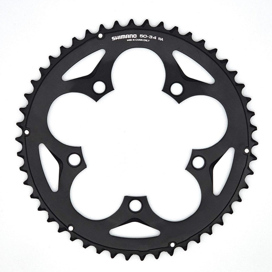 Shimano Spares FC-RS400 Chainring 10- Speed Road Setup 50T-F Outer ring
