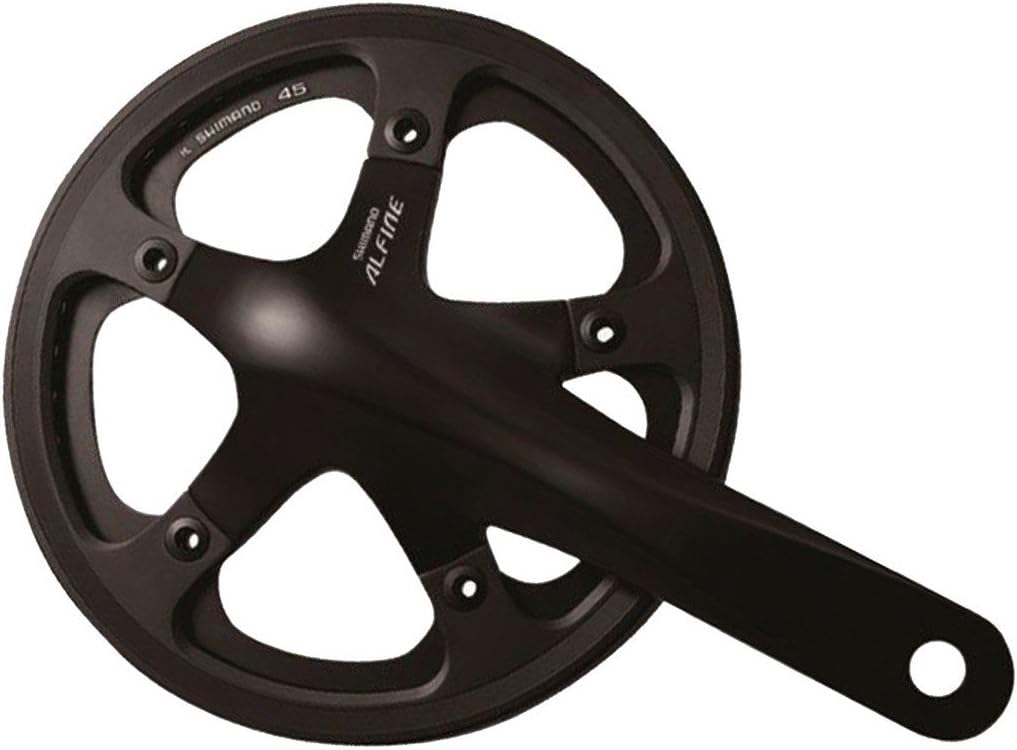 Shimano Alfine FC-S501 39T 170mm 2 Piece Bike Chainset Chain Guard - Black