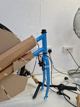 Apollo Cafe Women's 700c 6-Speed 16'' Alloy Frame Hybrid Bike - Small - Blue