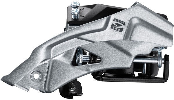 Shimano M2000 Altus Bicycle Top Swing TS3 9 Speed Front Derailleur - Silver