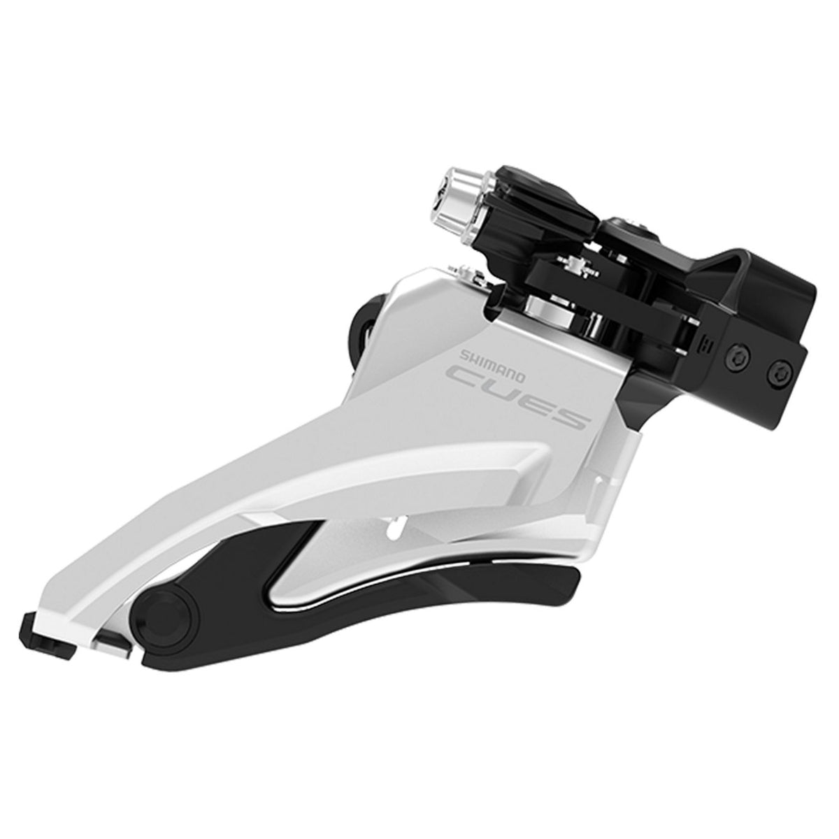 Shimano CUES FD-U4000-M Double 9/10-Speed Front Derailleur - Silver/Black