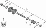 Shimano Rear Freehub FH-TC600-MS-B 12 Speed Micro Spline Boost 32H - Black