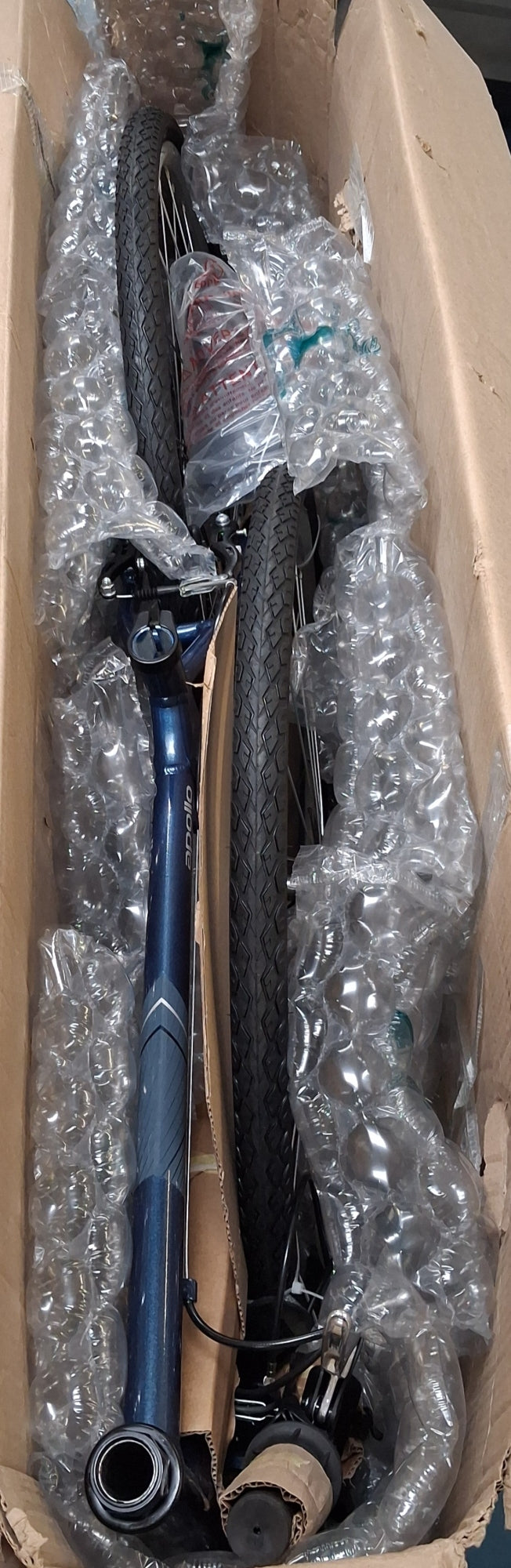 Apollo Virtue 18 Speed V-Brake Womens Hybrid Bike Alloy - Blue - Medium 18"