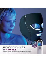 Shark CryoGlow FW312UK LED Anti-Ageing & Blemish Repair Face Mask - Lilac
